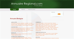 Desktop Screenshot of bretagne.annuaire-regional.com