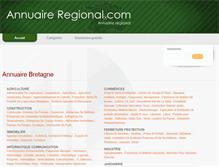 Tablet Screenshot of bretagne.annuaire-regional.com