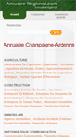 Mobile Screenshot of champagne-ardenne.annuaire-regional.com