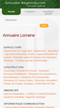 Mobile Screenshot of lorraine.annuaire-regional.com