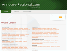 Tablet Screenshot of lorraine.annuaire-regional.com