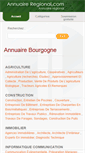Mobile Screenshot of bourgogne.annuaire-regional.com