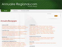 Tablet Screenshot of bourgogne.annuaire-regional.com