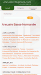 Mobile Screenshot of basse-normandie.annuaire-regional.com