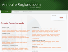 Tablet Screenshot of basse-normandie.annuaire-regional.com